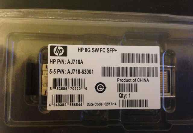 Трансиверы HP AJ718A 8/16G SFP+
