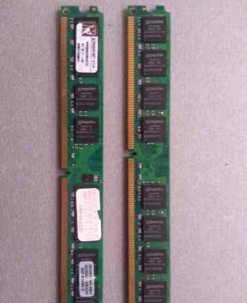 Оперативная память DDR2 KVR800D2N6K2/2G 1GB 4шт