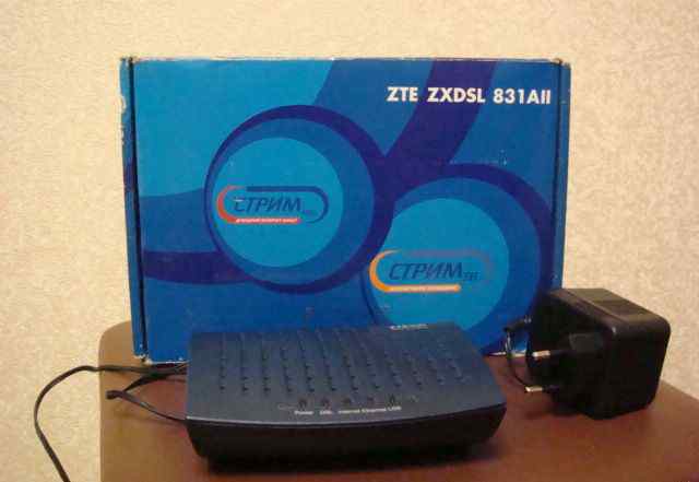 Модем "ZTE zxdsl 831 A II