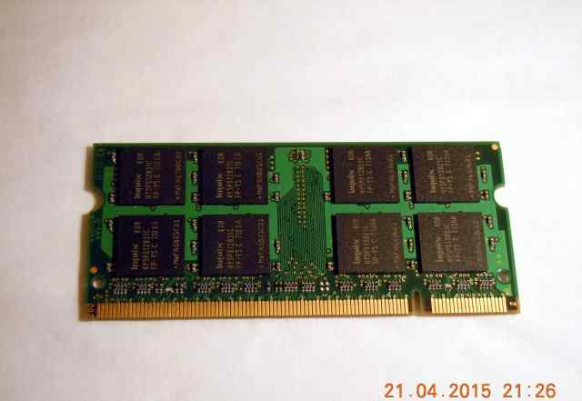 Модуль памяти sodimm DDR2 1GB Kingston KVR667D2S5