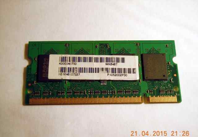 Модуль памяти DDR2 elpida 512MB
