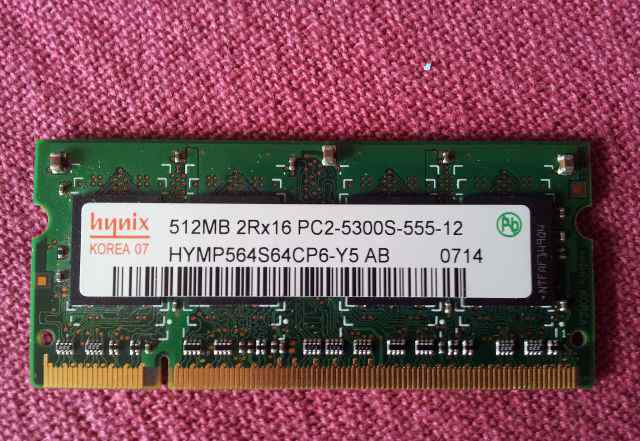 Оперативная память DDR2 Hynix 512MB 2Rx16