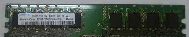 DDR2 samsung 512mb 1rx8 pc2-5300u-555-12-zz
