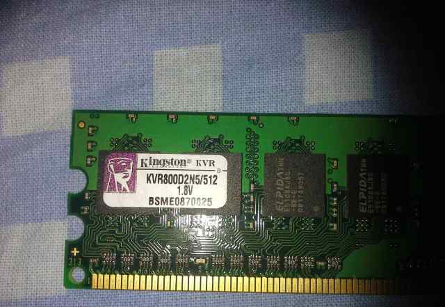 Оперативная память DDR 2 Kingston KVR800DN5/512