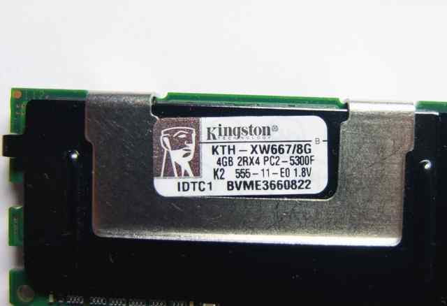 Cерверная память Kingston fbdimm 4Gb PC2-5300F
