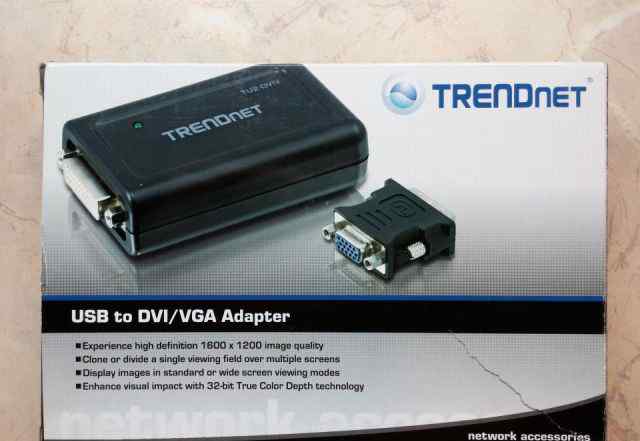Trendnet TU2-dviv USB удлинитель для монитора