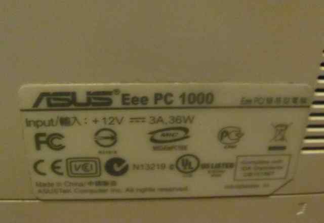 Нэтбук Eee PC 1000