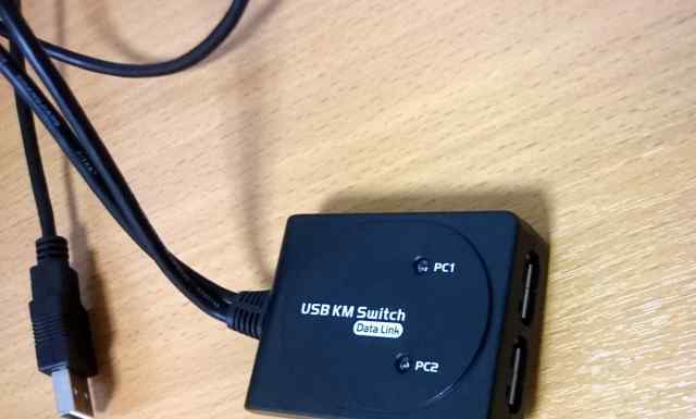 KVM USB 2 порта USB общие на 2 пк и data link