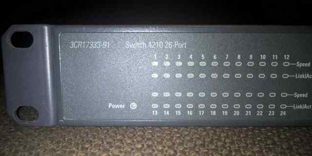 Коммутатор 3COM 4210 3CR17333-91 Switch 26-Port