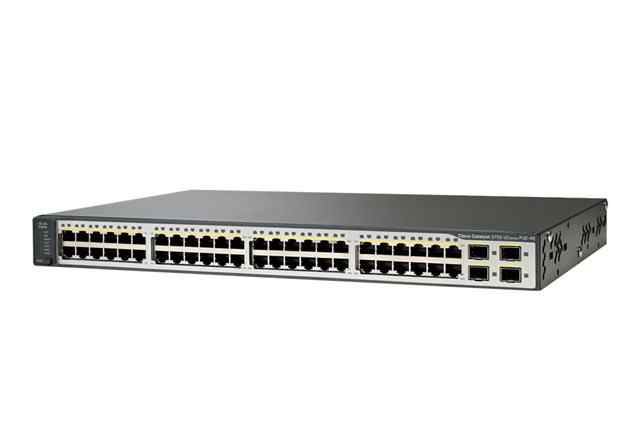 Cisco switch 3750v2 PoE 48 портов