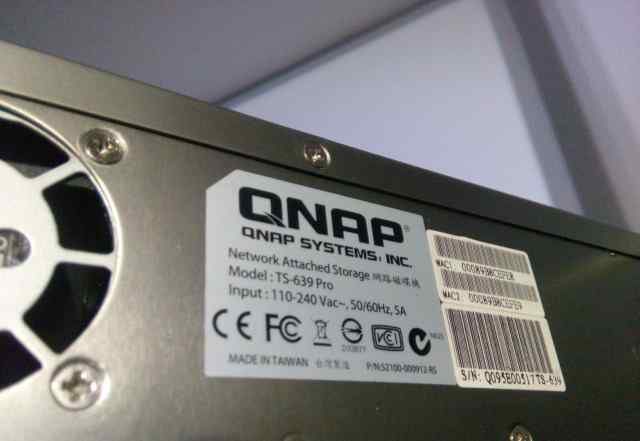Qnap TS-639 Pro сетевое хранилище на 6 дисков
