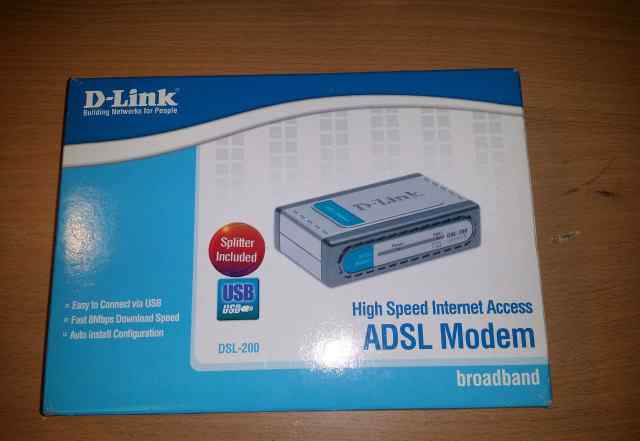 Adsl модем D-Link DSL-200
