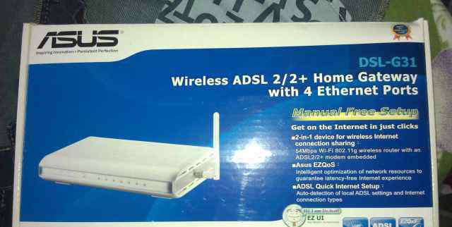 Asustek DSL-G31 WI-FI Router DSL
