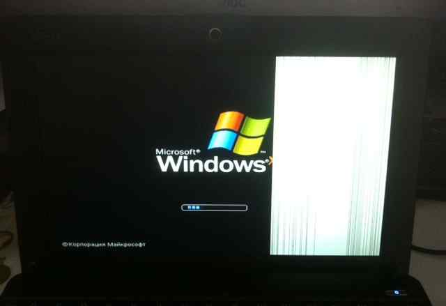 Asus Eee PC 1001PX треть экрана не работает