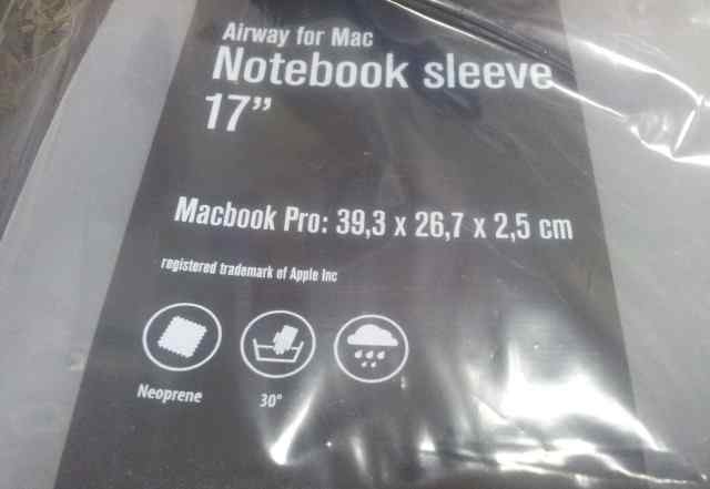 Неопреновый чехол для Apple MacBook Pro 17, новый