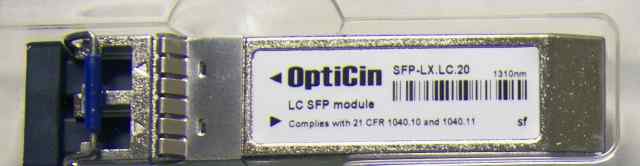  оптические модули opticin SFP-LX. LC.20