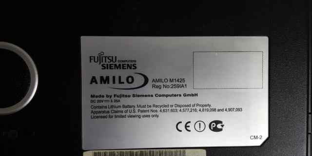 Ноутбук Fujitsu-Siemens amilo M 1425