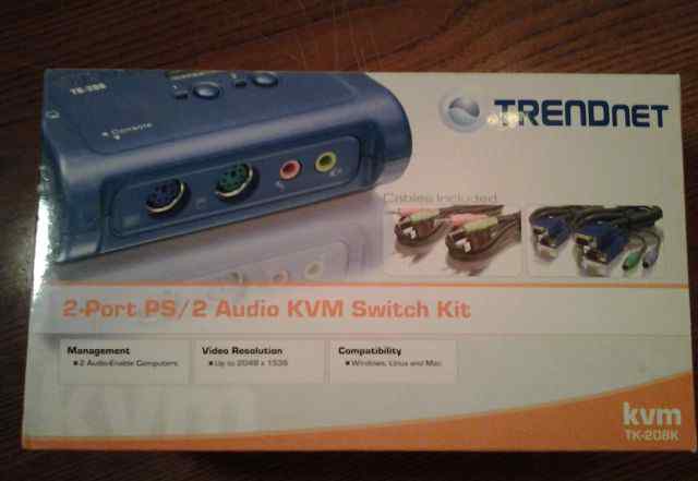 Kvm-switch trendnet TK-208K