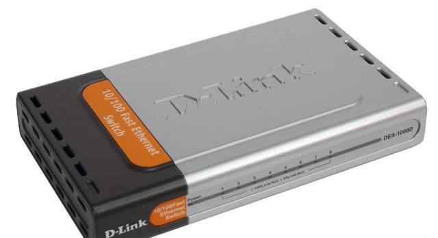 Коммутатор (switch) D-Link DES-1008D