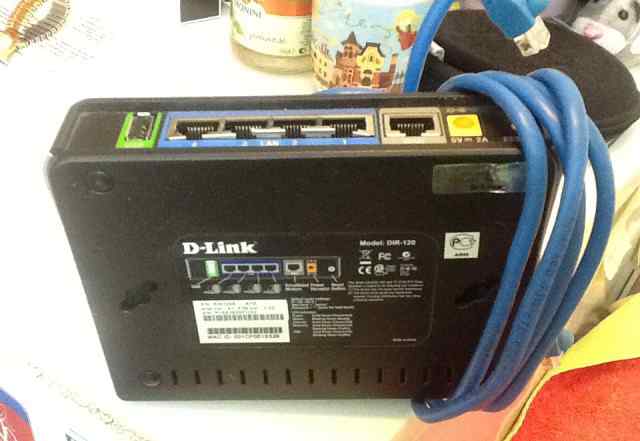 Проводной роутер Dlink DIR-120