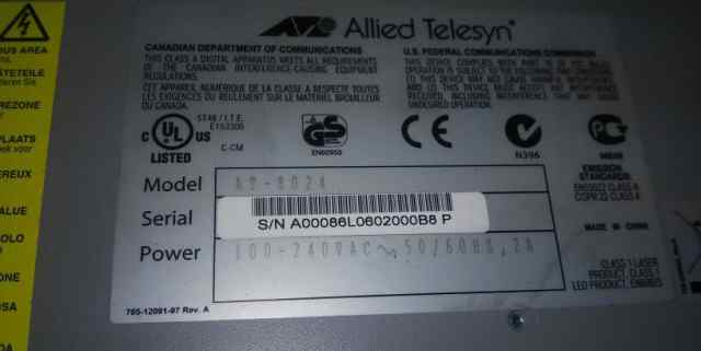 Коммутатор Allied Telesyn AT-8024