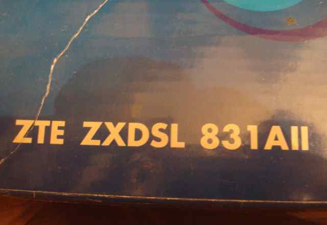 Модем ZTE zxdsl 831ALL с адаптером