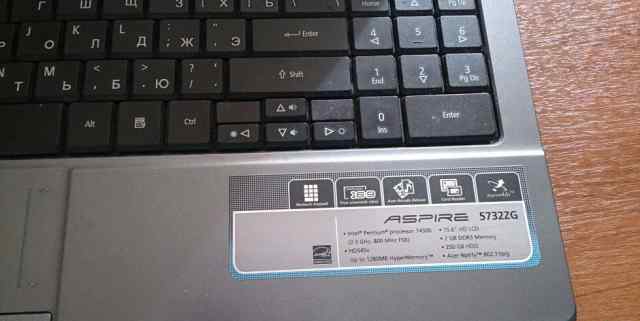 Ноутбук Acer Aspire 5732zg