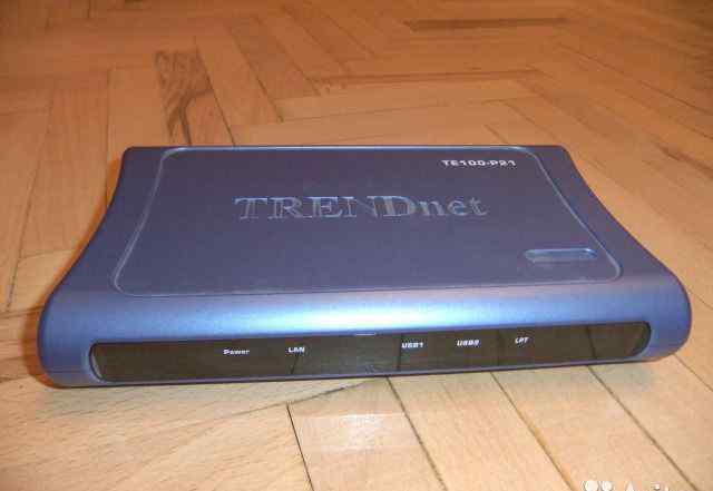 Принт-сервер USB/LPT TrendNet TE100-P21