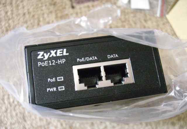 Инжектор zyxel PoE12-HP