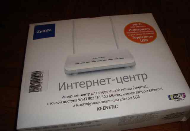 Новый Wi-fi Роутер Zyxel keeneticWi-Fi 802.11n 300