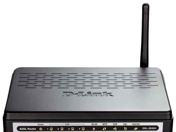 Wi-Fi роутер D-link DSL-2650U
