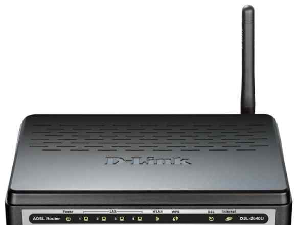 Роутер D-link DSL-2640U wifi adsl2+