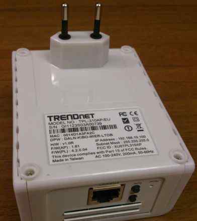 Trendnet TPL-310AP/EU (WiFi т. доступа+ PLC)