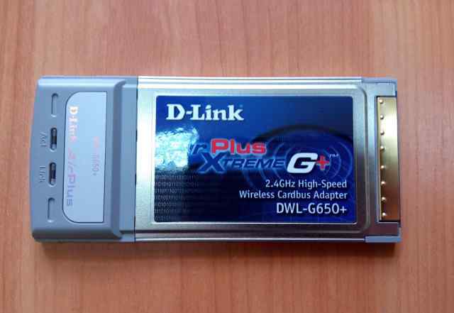 Адаптер Dlink DWL-G650+ 802.11g Wireless LAN CardB