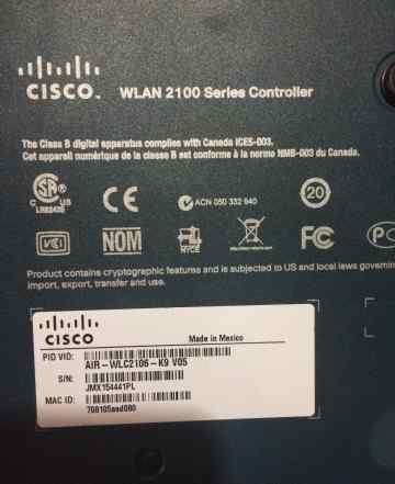 Cisco WLC 2106-K9 V05 Wireless LAN Controller