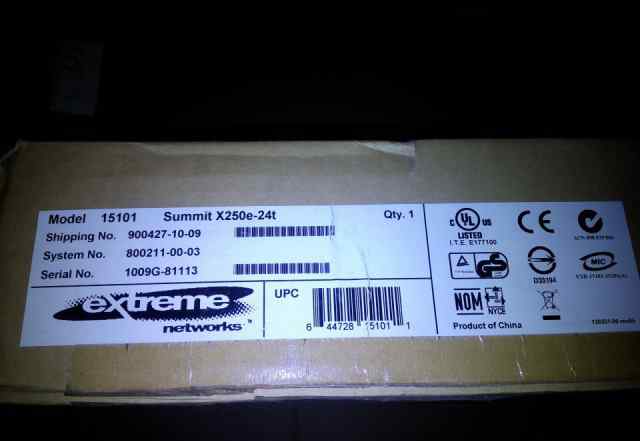 Коммутатор Extreme Networks X250e-24t 15101
