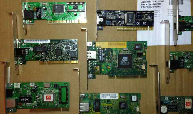 Сетевые карты PCI 100 Mbit LAN 3Com, Intel, Compex