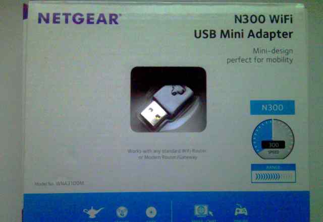 WI-FI сетевая карта USB Netgear WNA3100M 300MBit/S