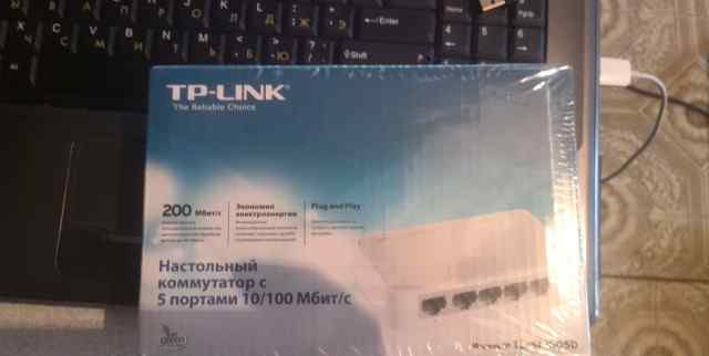 Коммутатор TP-link TL-SF1005D, switch 5-port 10/10