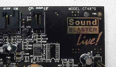 Creative Sound Blaster Live. CT4870