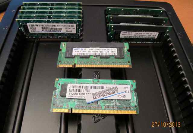 Sodimm DDR2 PC2-5300 Samsung M470T6464QZ3-CE6 512M