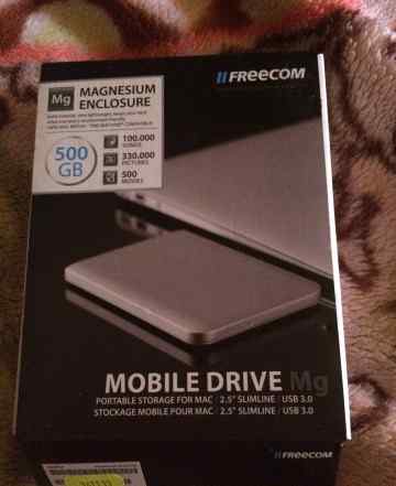 Продаю жд Freecom mobile drive Mg 500 gb USB 3.0