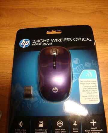 Мышь беспроводная HP 2.4GHz Wireless Optical Mouse