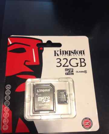 Карта памяти Kingston MicroSD 32 Gb