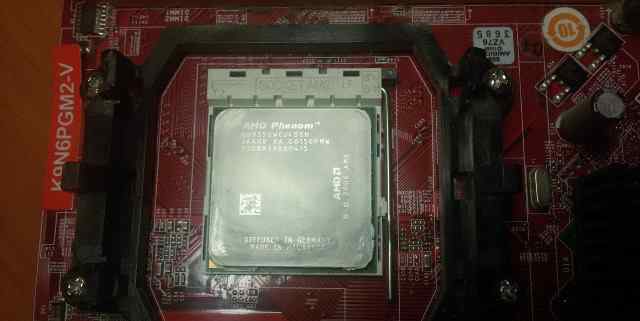 Мат. плата MSI K9N6PGM2-V2+ процессор AMD Phenom