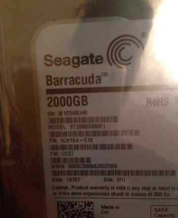 Жесткий диск Seagate Barracuda ST2000DM001