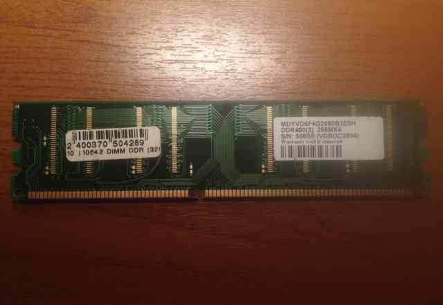 Оперативная память Ram 256 MB DDR 400 V-data