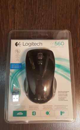 Logitech M560 Новая беспроводная мышь (черная)