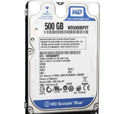 Western Digital WD5000bpvt жесткий диск для ноутбу