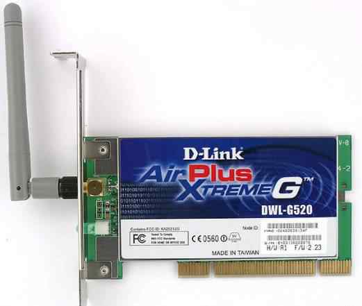WiFi PCI карта D-Link DWL-G520